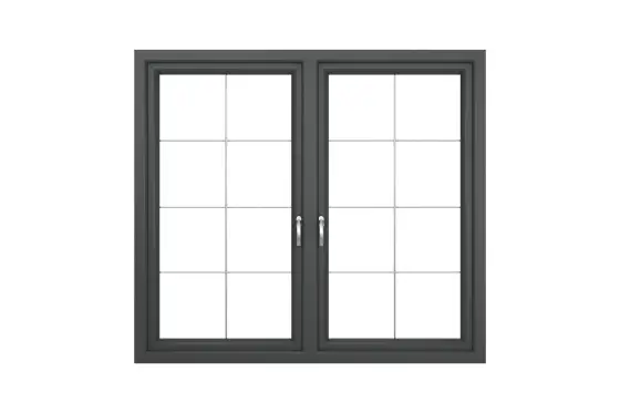 IGLO Premier PVC-fönster med Antracit Ulti-Matt profil – modern och stilren design