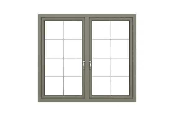 IGLO Premier PVC-fönster med Bazaltgrå slät profil – elegant och hållbar finish